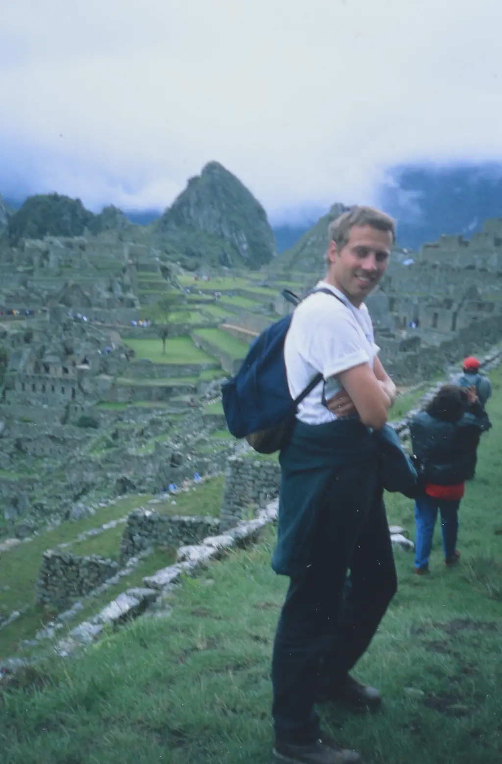 RTI scientist Richard Reithinger, shown in a photo from his time in graduate school in Peru.