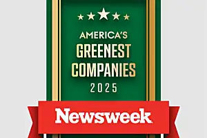 Logo for Newsweek America's Greenest Companies 2025 Award