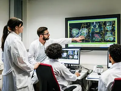 doctors reviewing patient data