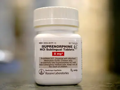 A bottle of buprenorphine