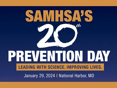 SAMHSA's 20th Prevention Day Logo