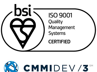 ISO and CMMI marks