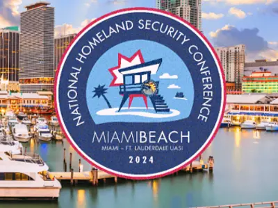 screenshot of the national homeland security conference logo