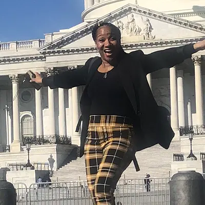 Cancer survivor and advocate visits Capitol Hill