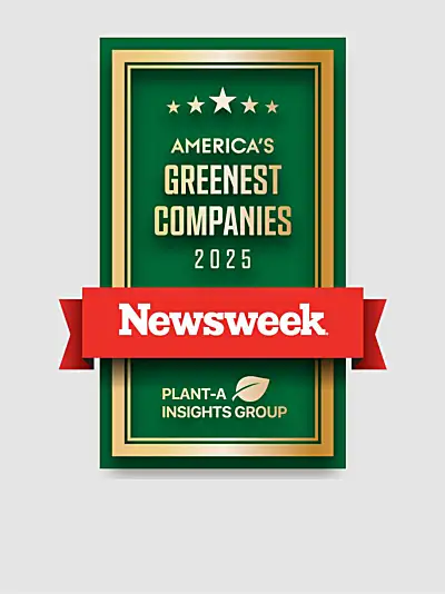 Logo for Newsweek America's Greenest Companies 2025 Award