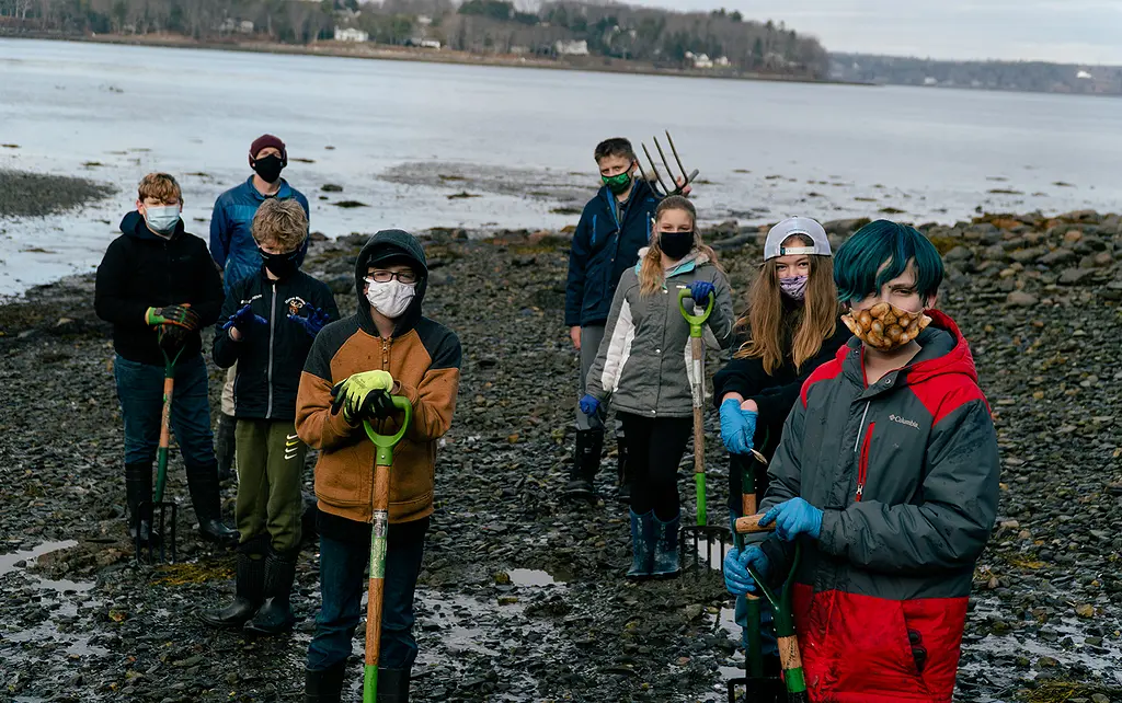 Students in coastal Maine participate in the WeatherBlur citizen science program.
