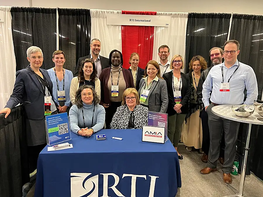 RTI International at the 2022 AMIA Symposium in Washington, D.C.