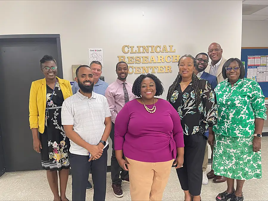 Participants in the All of Us Researcher Academy HBCU Road Tour event.