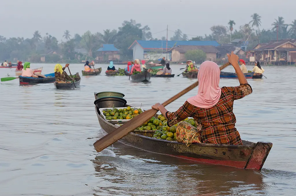 Women Fishing Boats Asia