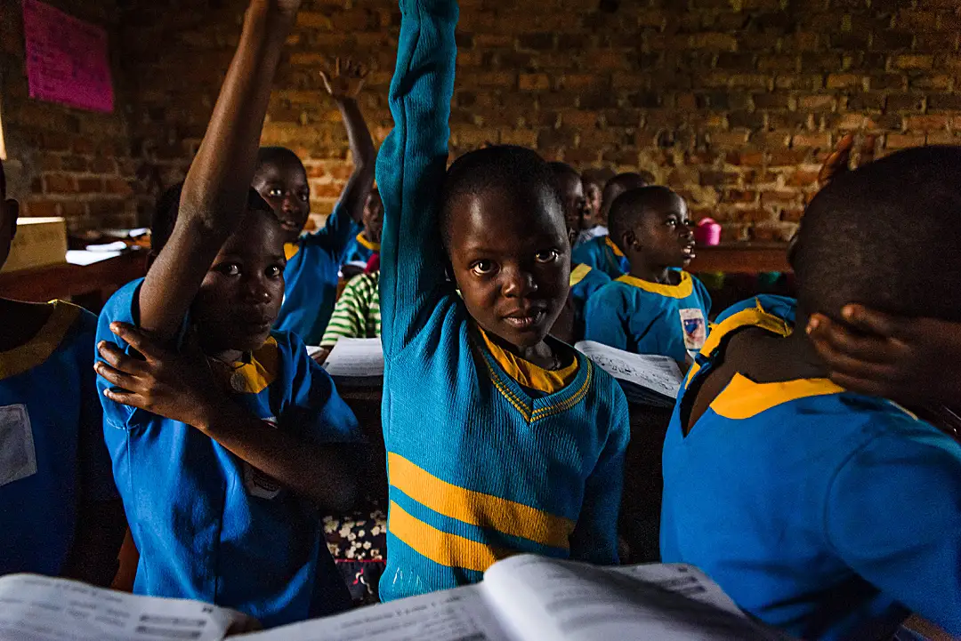 Image of children in a classroom from the cover of the SEL Guidebook