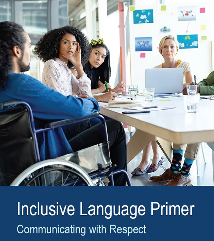 Cover of the Inclusive Language Primer from RTI International