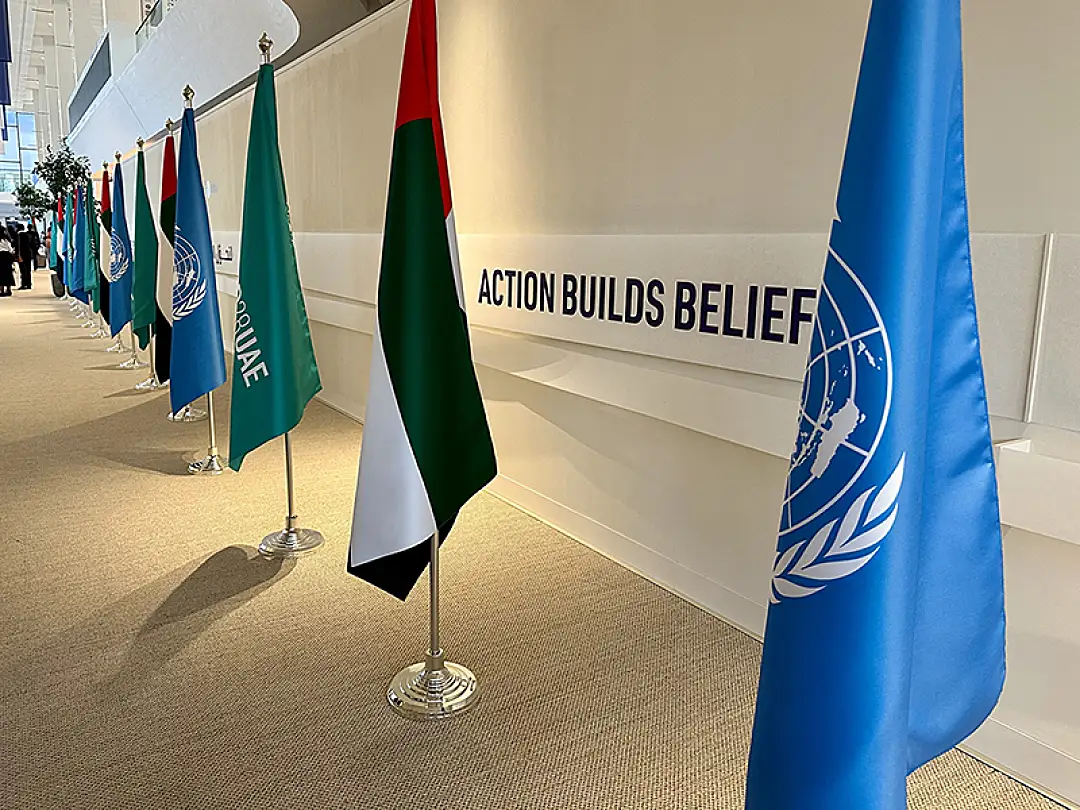 Flags at COP28