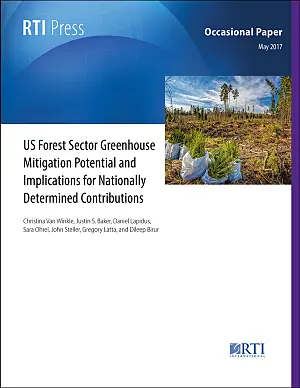 Cover image for publication: US forest sector greenhouse mitigation potential and implications for nationally determined contributions