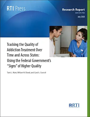 Cover image for publication: Tracking the quality of addiction treatment over time and across states: Using the federal government’s “signs” of higher quality