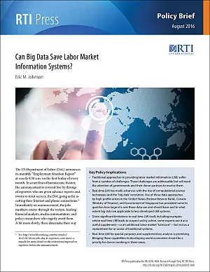 Cover image for publication: Can big data save labor market information systems?