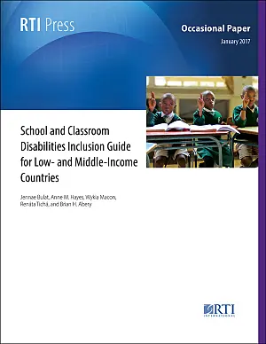 Cover image for publication: School and classroom disabilities inclusion guide for low- and middle-income countries