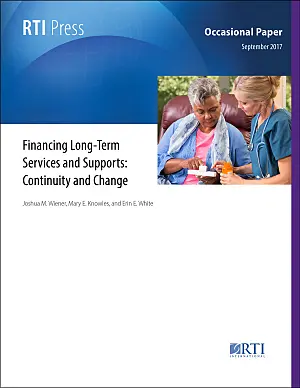 Cover image for publication: Financing long-term services and supports: Continuity and change