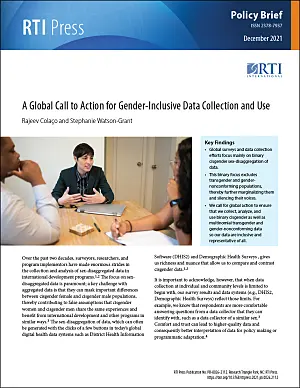 Cover image for publication: A global call to action for gender-inclusive data collection and use