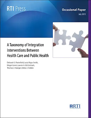 Cover image for publication: A taxonomy of integration interventions between health care and public health