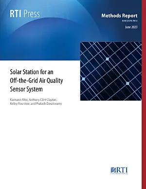 Cover image for publication: Solar station for an off-the-grid air quality sensor system