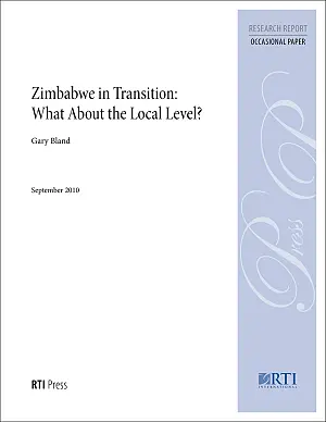 Cover image for publication: Zimbabwe in transition: What about the local level?