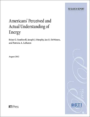 Cover image for publication: Americans’ perceived and actual understanding of energy