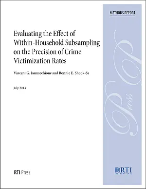 Cover image for publication: Evaluating the effect of within-household subsampling on the precision of crime victimization rates