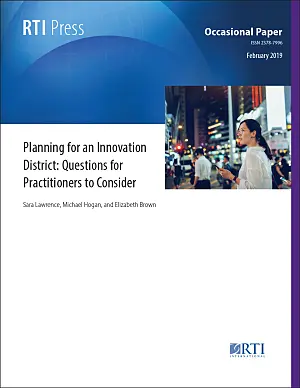 Cover image for publication: Planning for an innovation district: Questions for practitioners to consider