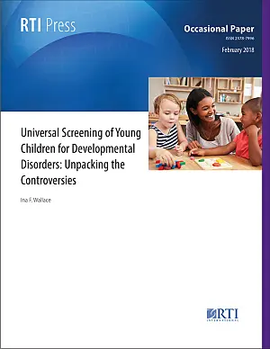 Cover image for publication: Universal screening of young children for developmental disorders: Unpacking the controversies