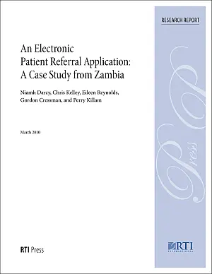 Cover image for publication: An electronic patient referral application: A case study from Zambia