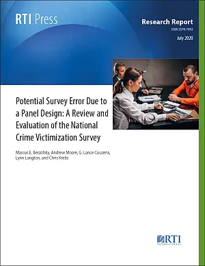 Cover image for publication: Potential survey error due to a panel design:  A review and evaluation of the National Crime Victimization Survey