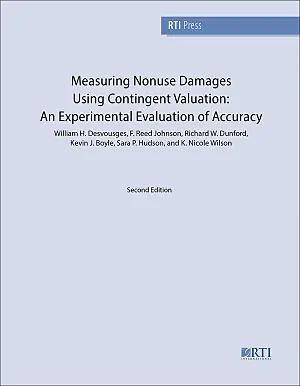 Cover image for publication: Measuring nonuse damages using contingent valuation: An experimental evaluation of accuracy (2nd ed.)