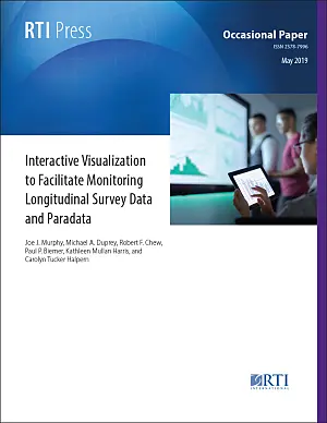 Cover image for publication: Interactive visualization to facilitate monitoring longitudinal survey data and paradata