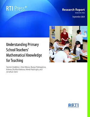 Cover image for publication: Understanding primary school teachers’ mathematical knowledge for teaching