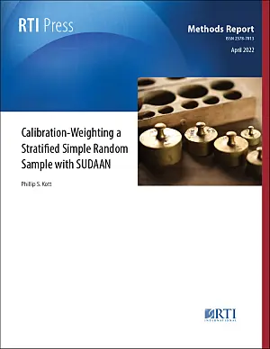 Calibration-weighting a stratified simple random sample with SUDAAN