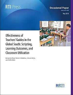 Cover image for publication: Effectiveness of teachers' guides in the Global South: Scripting, learning outcomes, and classroom utilization