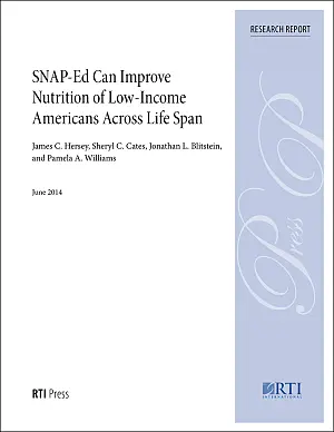 SNAP-Ed can improve nutrition of low-income Americans across life span