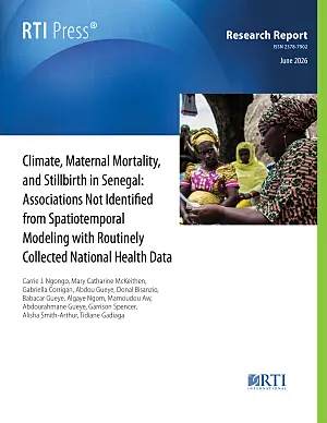 Climate, maternal mortality, and stillbirth in Senegal: Associations not identified from spatiotemporal modeling with routinely collected national health data