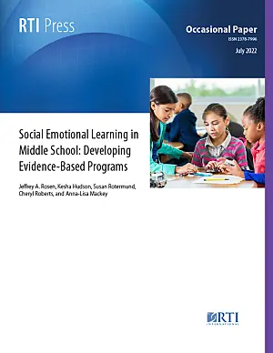 Cover image for publication: Social emotional learning in middle school: Developing evidence-based programs