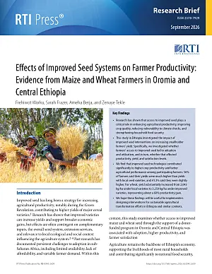 Effects of improved seed systems on farmer productivity: Evidence from maize and wheat farmers in Oromia and Central Ethiopia