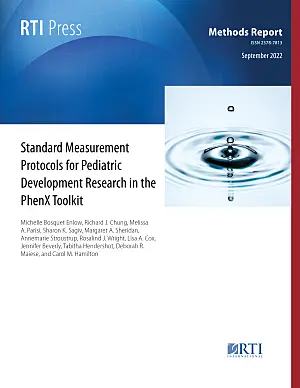 Cover image for publication: Standard measurement protocols for pediatric development research in the PhenX Toolkit