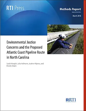 Cover image for publication: Environmental justice concerns and the proposed Atlantic Coast Pipeline route in North Carolina