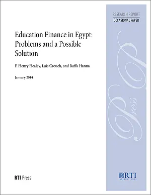 Cover image for publication: Education finance in Egypt: Problems and a possible solution