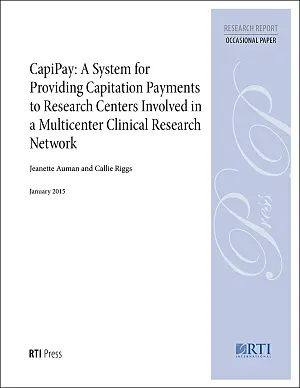 Cover image for publication: CapiPay: A system for providing capitation payments to research centers involved in a multicenter clinical research network