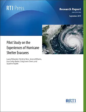 Cover image for publication: Pilot study on the experiences of hurricane shelter evacuees