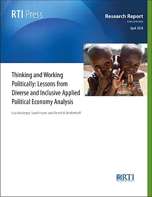 Cover image for publication: Thinking and working politically: Lessons from diverse and inclusive applied political economy analysis