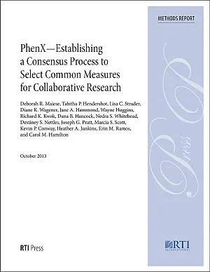 Cover image for publication: PhenX—Establishing a consensus process to select common measures for collaborative research