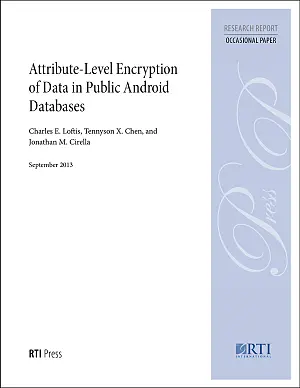 Cover image for publication: Attribute-level encryption of data in public Android databases