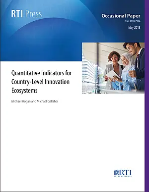 Quantitative indicators for country-level innovation ecosystems