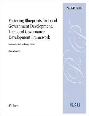 Fostering blueprints for local government development: The local governance development framework
